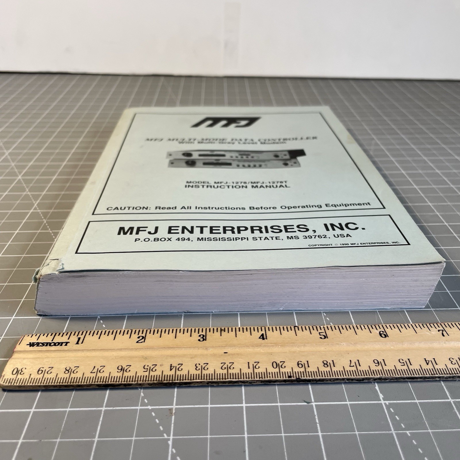 VTG 1990 MFJ-1278/MFJ-1278T Multi-Mode Data Controller Manual