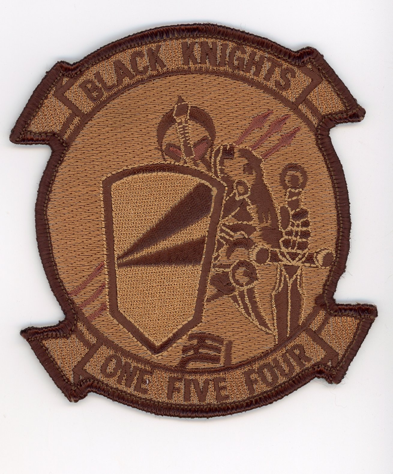 PATCH USN F-14 TOMCAT VF-154 BLACK KNIGHTS ONE FIVE FOUR DESERT IRON ON PARCHE