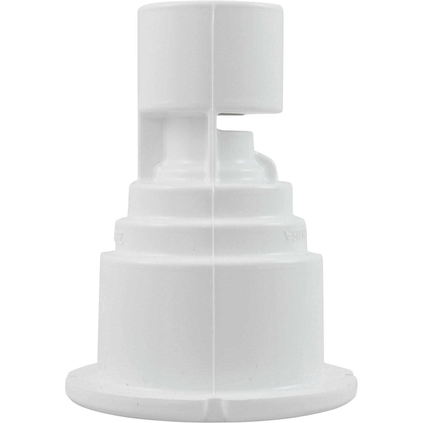 Wall Fitting, WW Poly Storm Gunite, Built-In, Wht, Thread-In