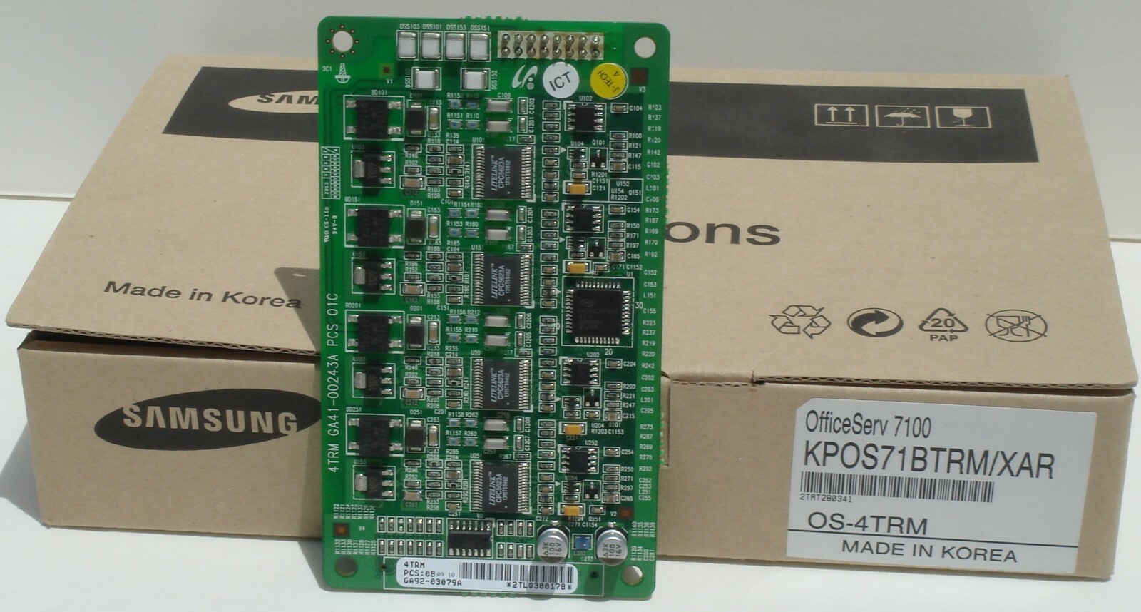 SAMSUNG OfficeServ 4TRM Loop Trunk Interface Module KPOS71BTRM/XAR GA92-03079A