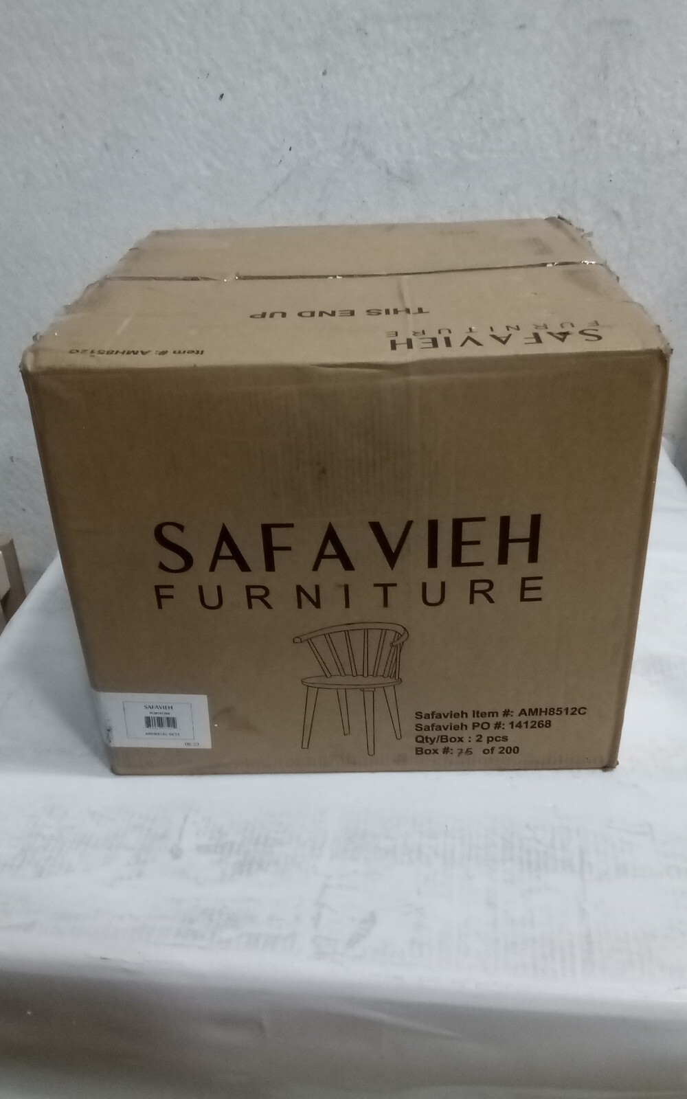 Safavieh BLANCHARD SIDE CHAIR, Reduced Price 2172726203 AMH8512C