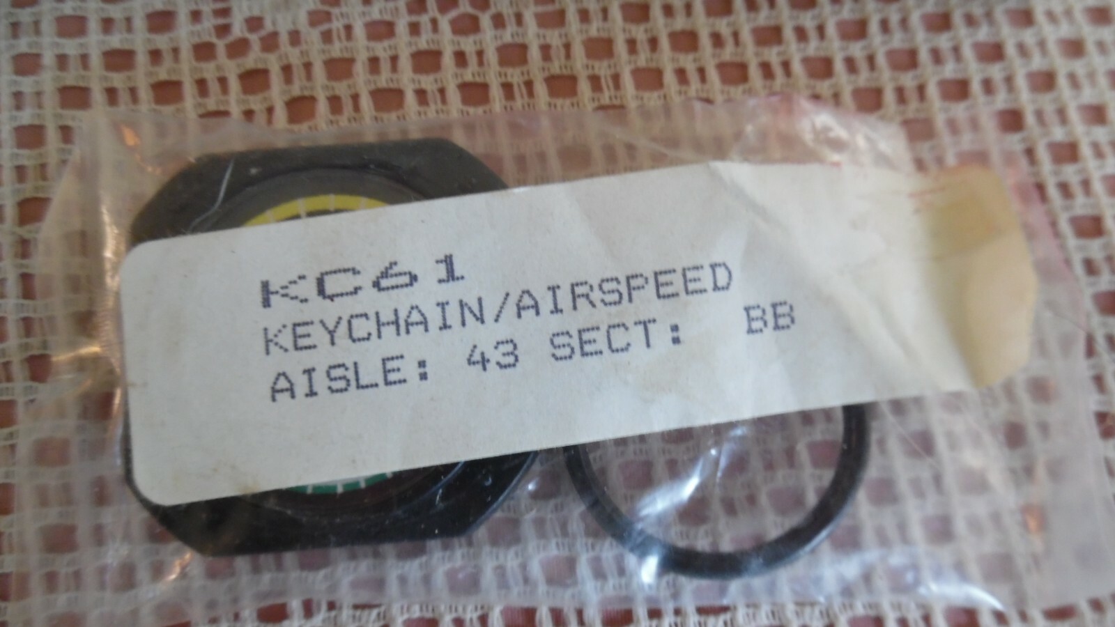 Trintec Airspeed Indicator Keychain New in Package pilots aviators flying
