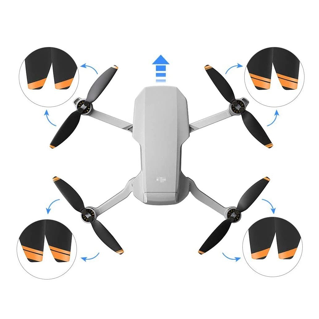 24 Pcs DJI Mini 2/Mini SE/Mini 4K Propellers - Low-Noise Replacement Blades
