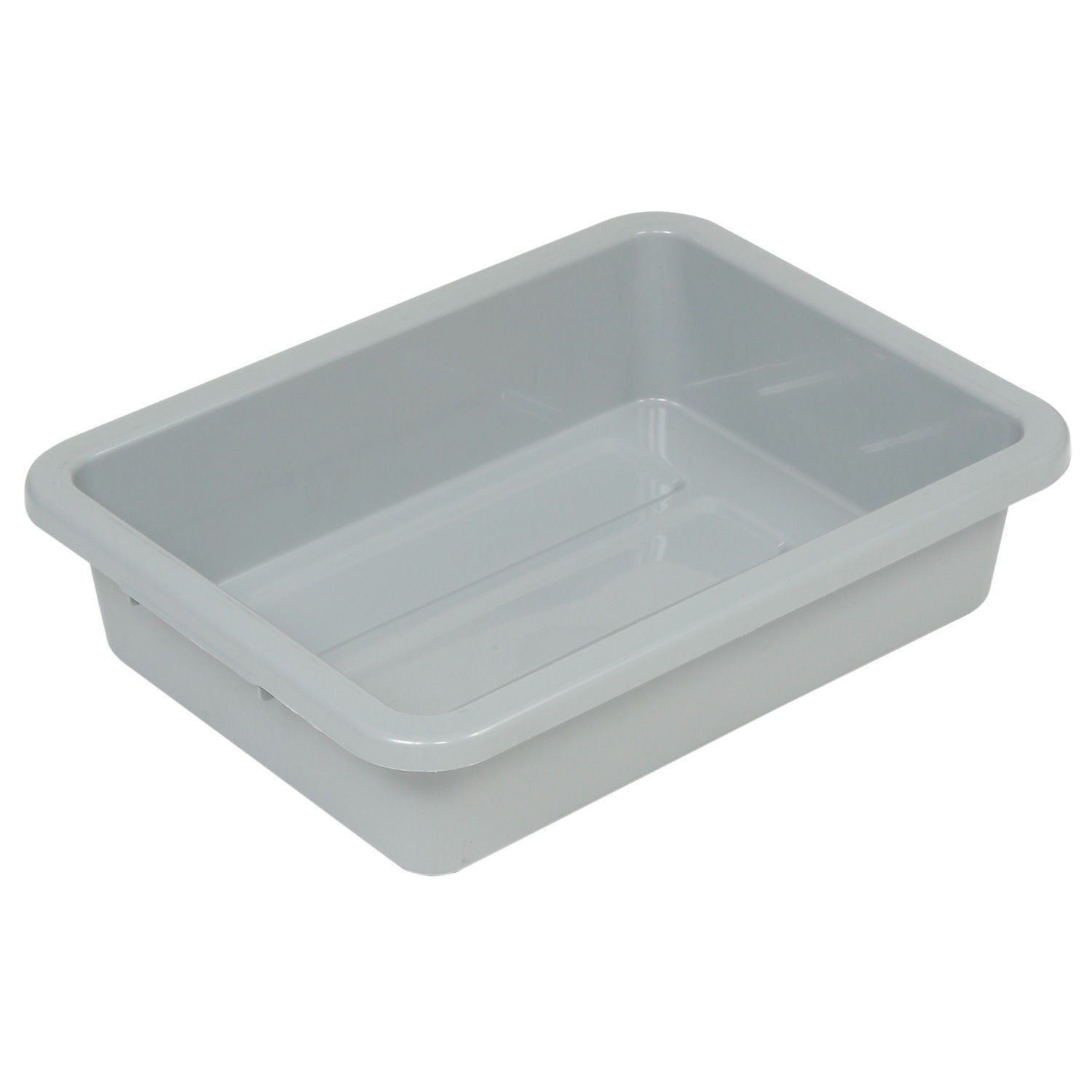 Nesting Tote Box 20-1/4"Lx15-1/4"Wx5"H Gray