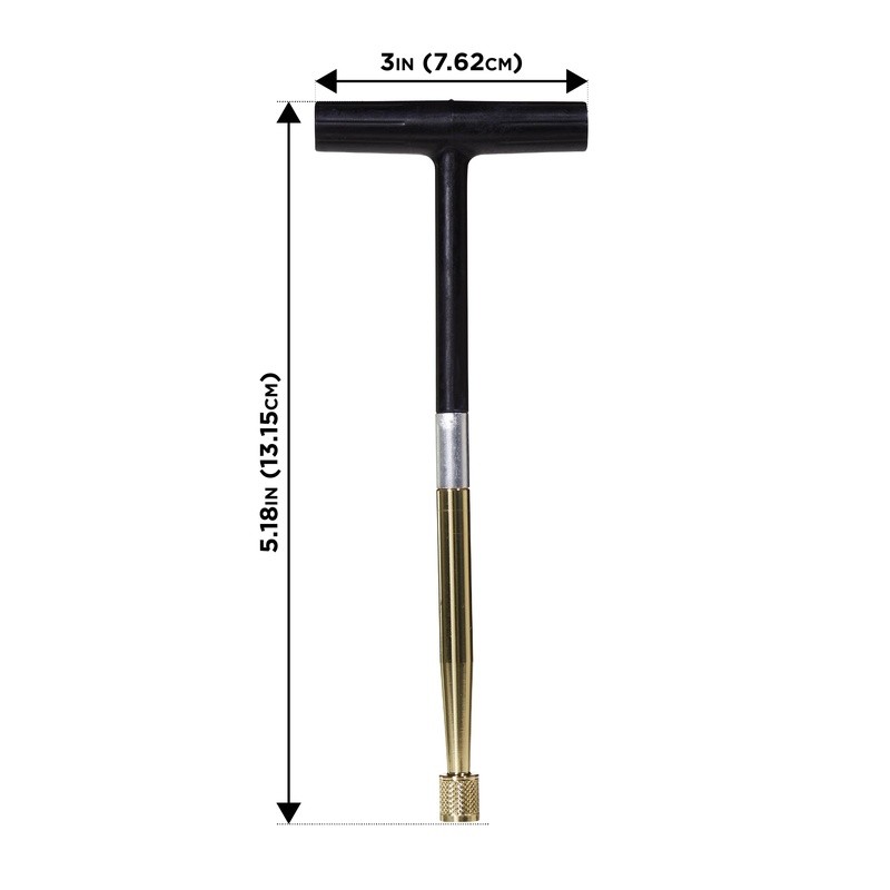 T-Handle Bullet Starter Kit 50 Cal Brass Jag Cleaning Swab Brush Muzzleloader US
