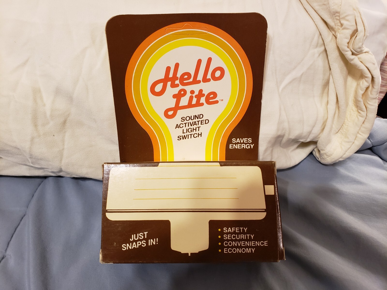 80s Hello Lite Sound Activated Light Switch Made in USA