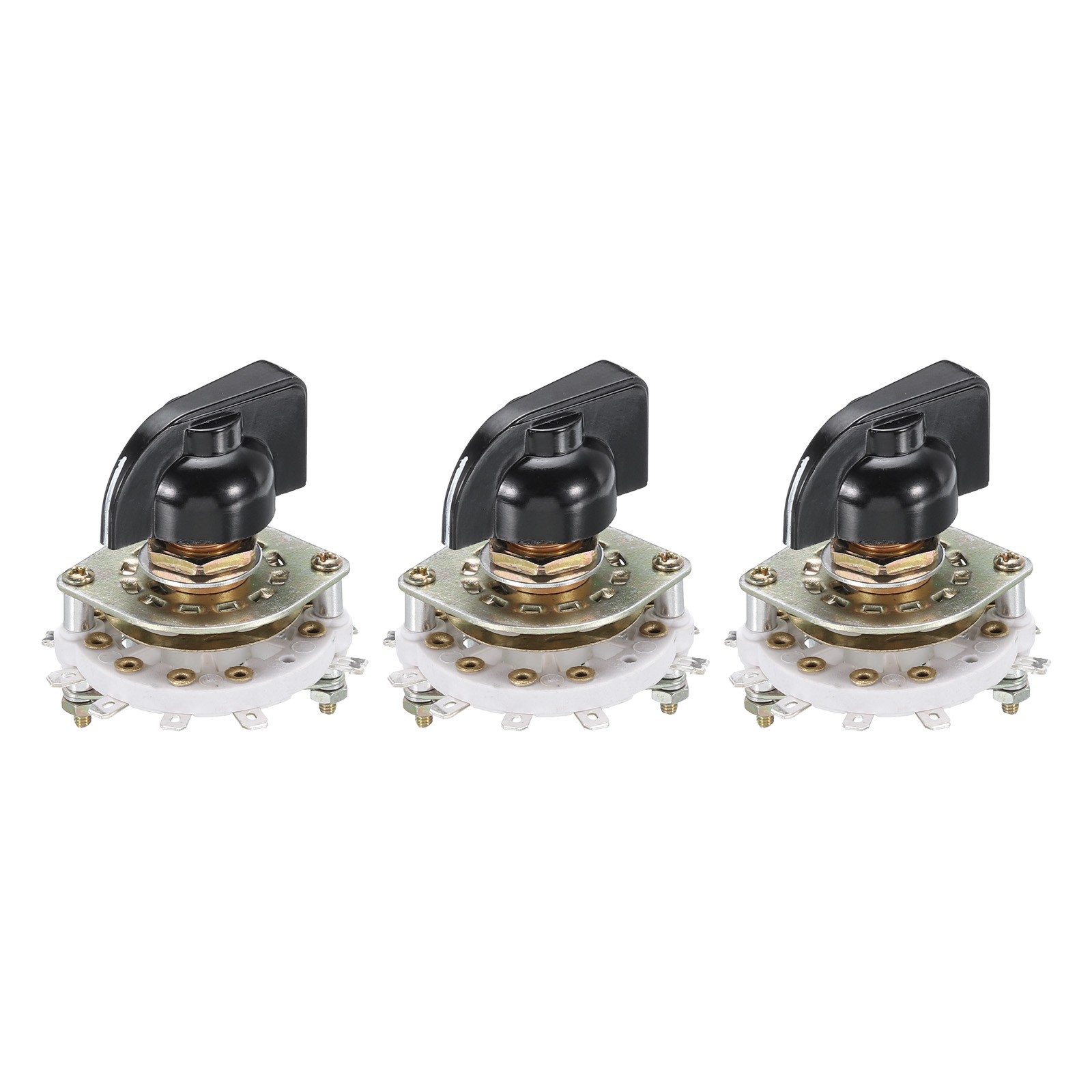 3 Pcs 2 Pole 4 Position Band Selector 1 Deck for Radio Home Machine