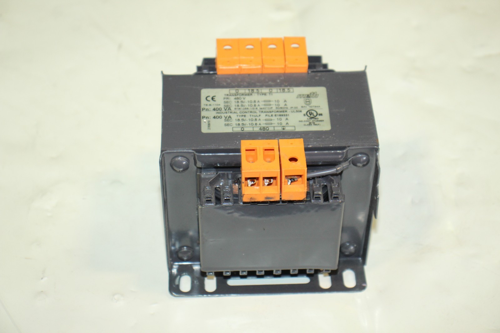 Meth T1ULF-400 Control Transformer 18.5V