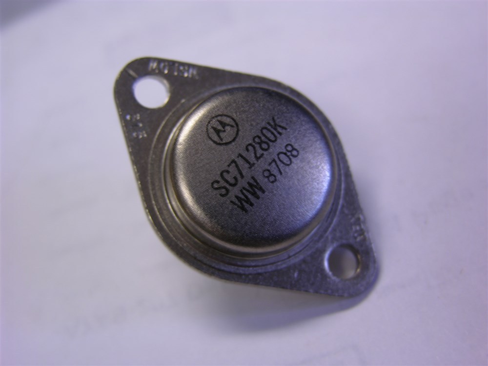 1 Motorola SC71280K 15V 1.5A Positive Voltage Regulator TO-3
