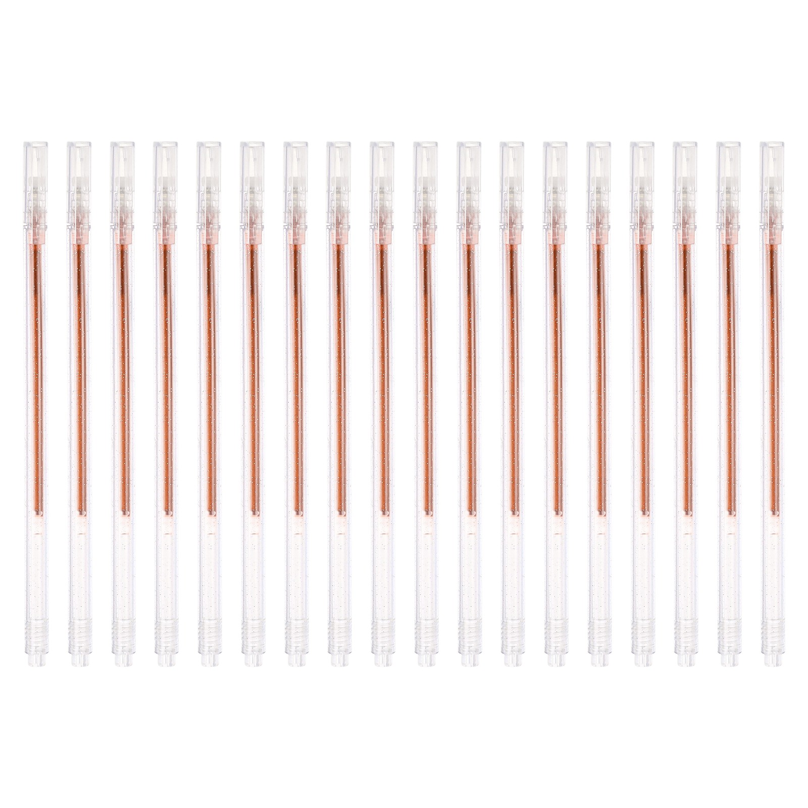 1 mm Glitter Gel Pens, 18 Pcs Fine Point Colored Gel Pens, Brown