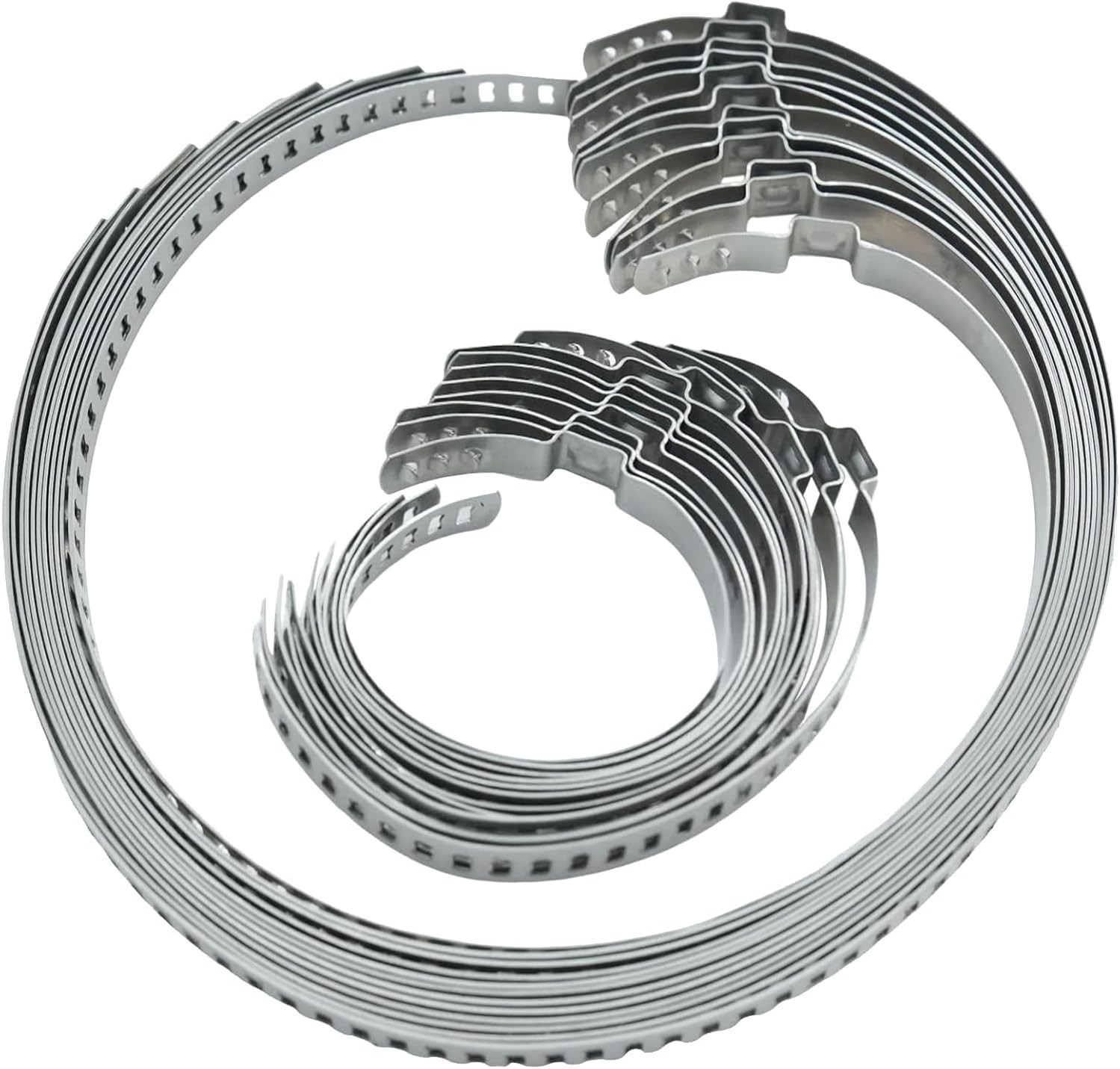 24PCS CV Boot Clamp Kit, Stainless Steel Universal Adjustable metallic