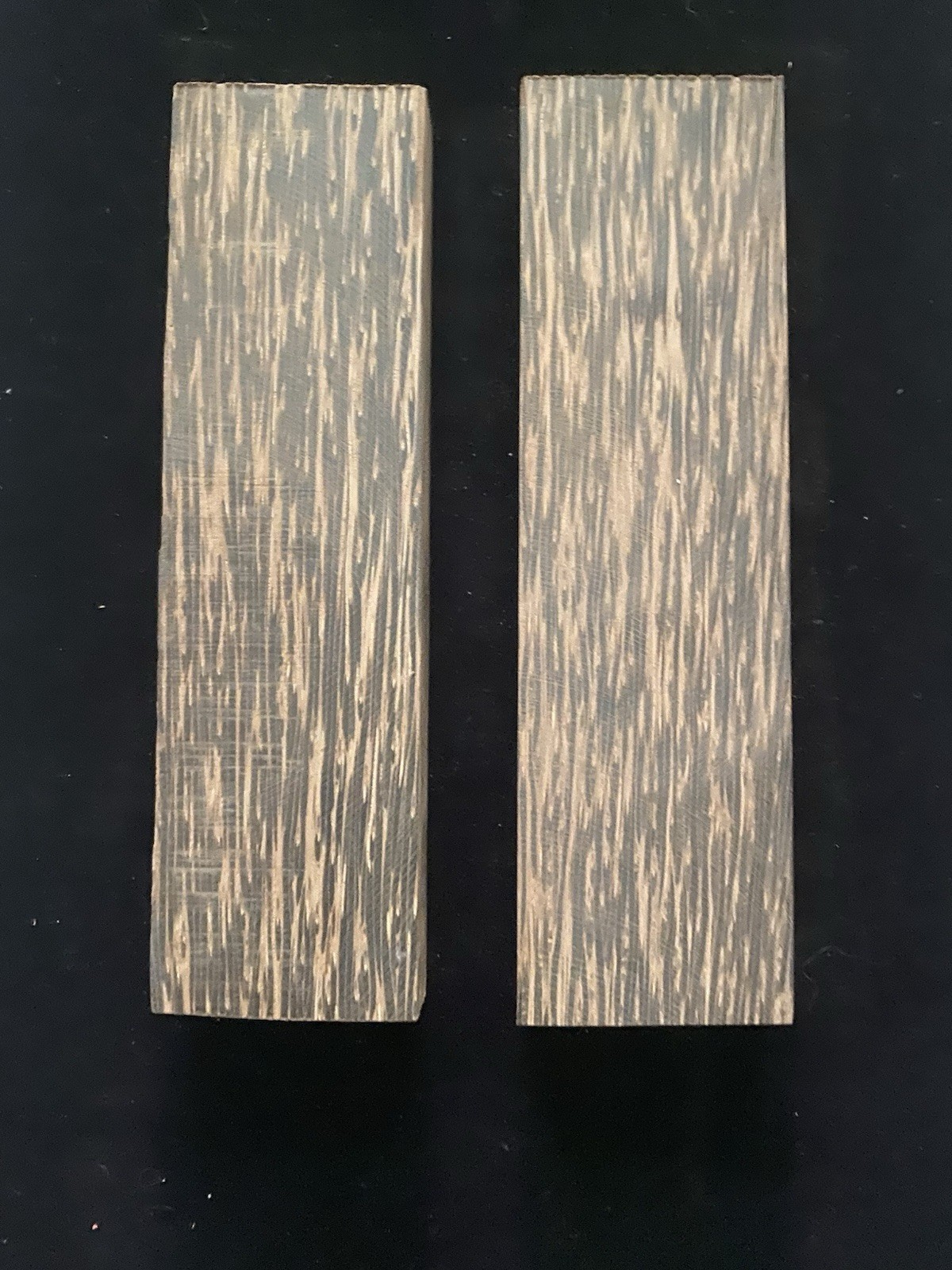 Black Palm Knife Handle Scales