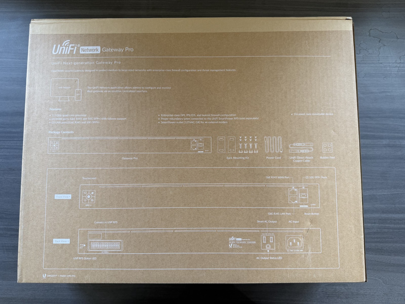 Ubiquiti Networks UniFi Next-Generation Gateway Pro - UXG - Pro - US SEALED