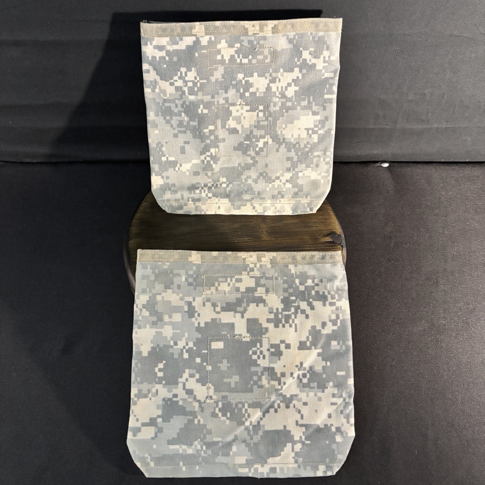 USGI Side Plate Carrier MOLLE Size 8"x8" ACU Improved Vest Pocket Set of 2 USED