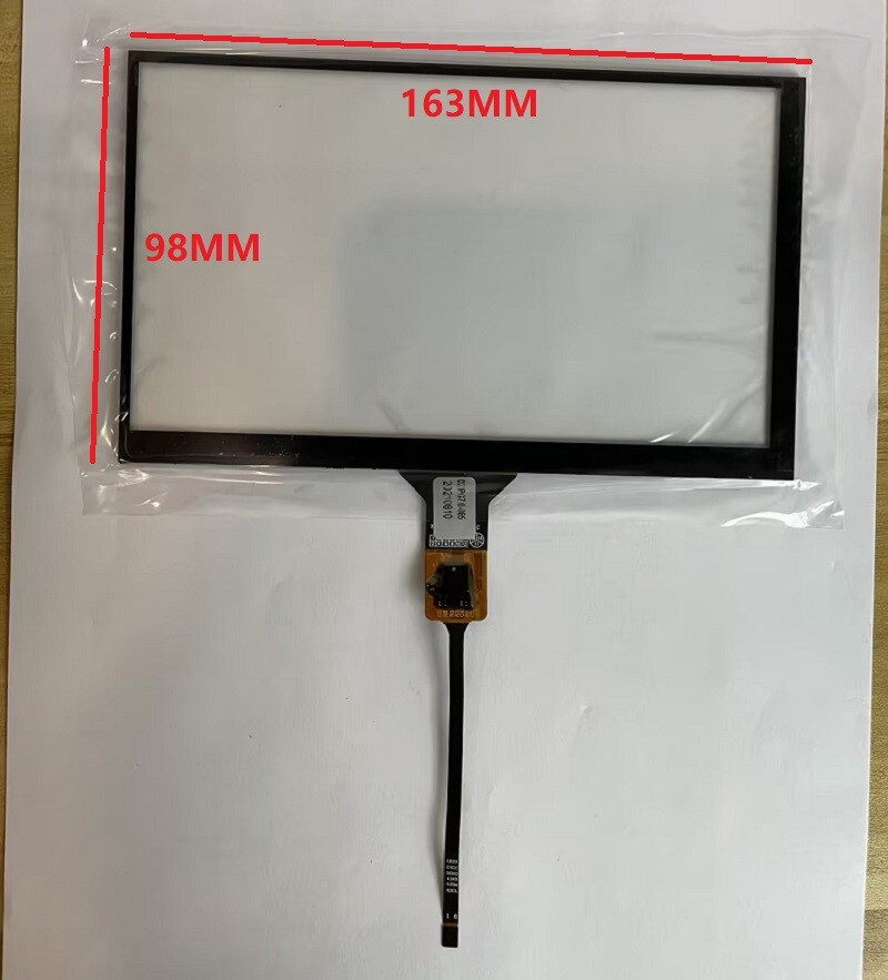 7 inch 164*99mm GT911 6 pin Capacitive Touch Screen Panel For Car DVD Navigation