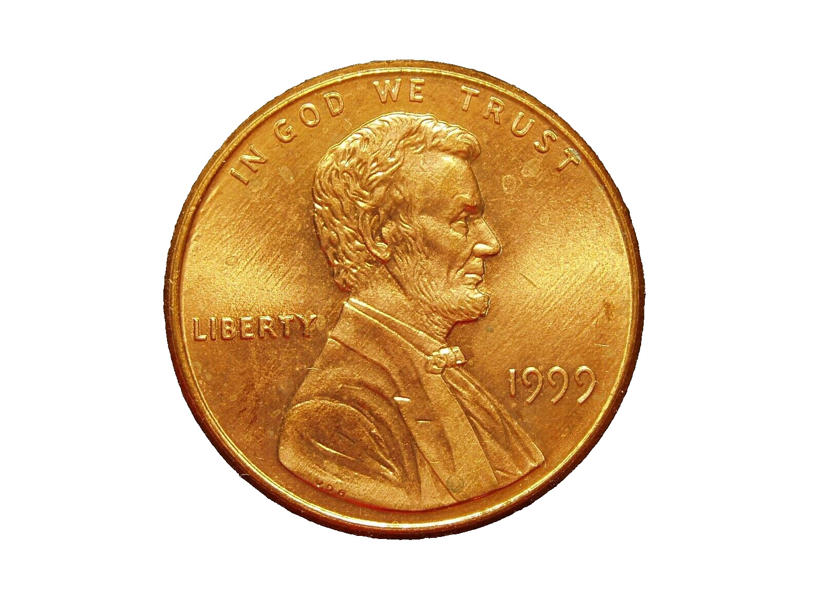1999  AU LINCOLN MEMORIAL CENT #2