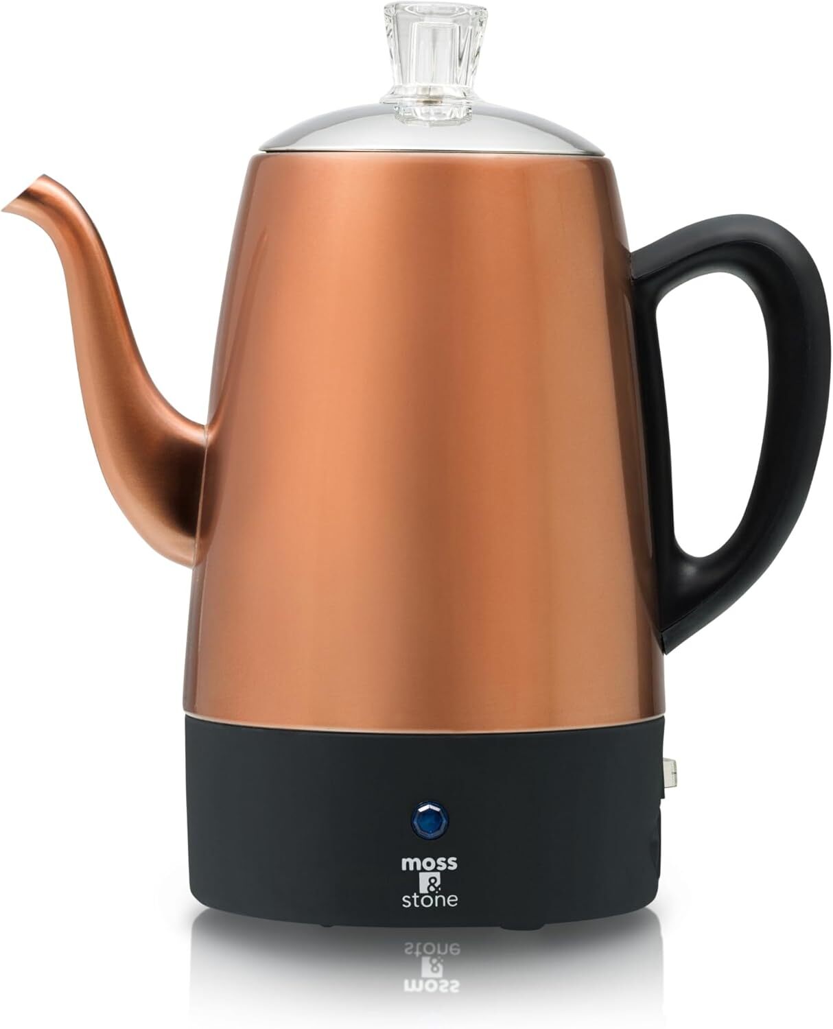 Coffee Percolator Electric With Keep Warm Function, 10 Cups Stainless Steel
