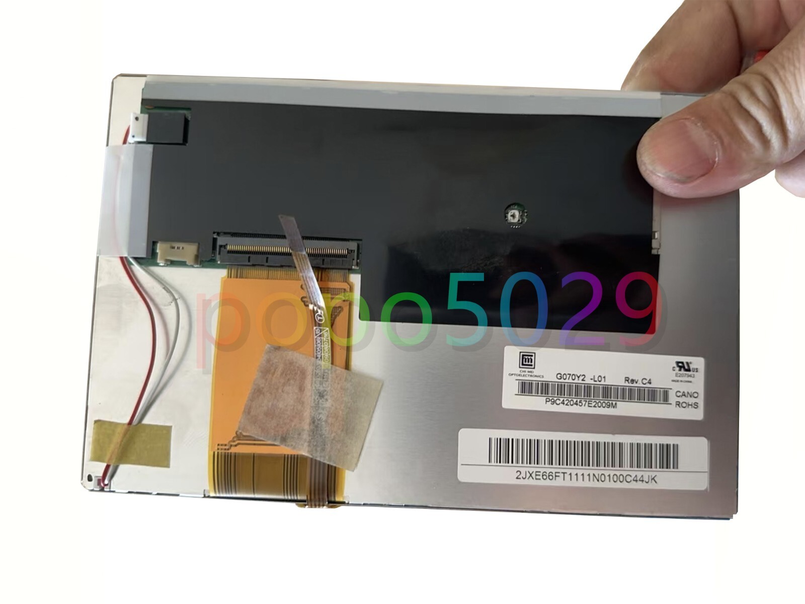 G070Y2-L01  original industrial display LCD screen 7-inch , Fast Shipping