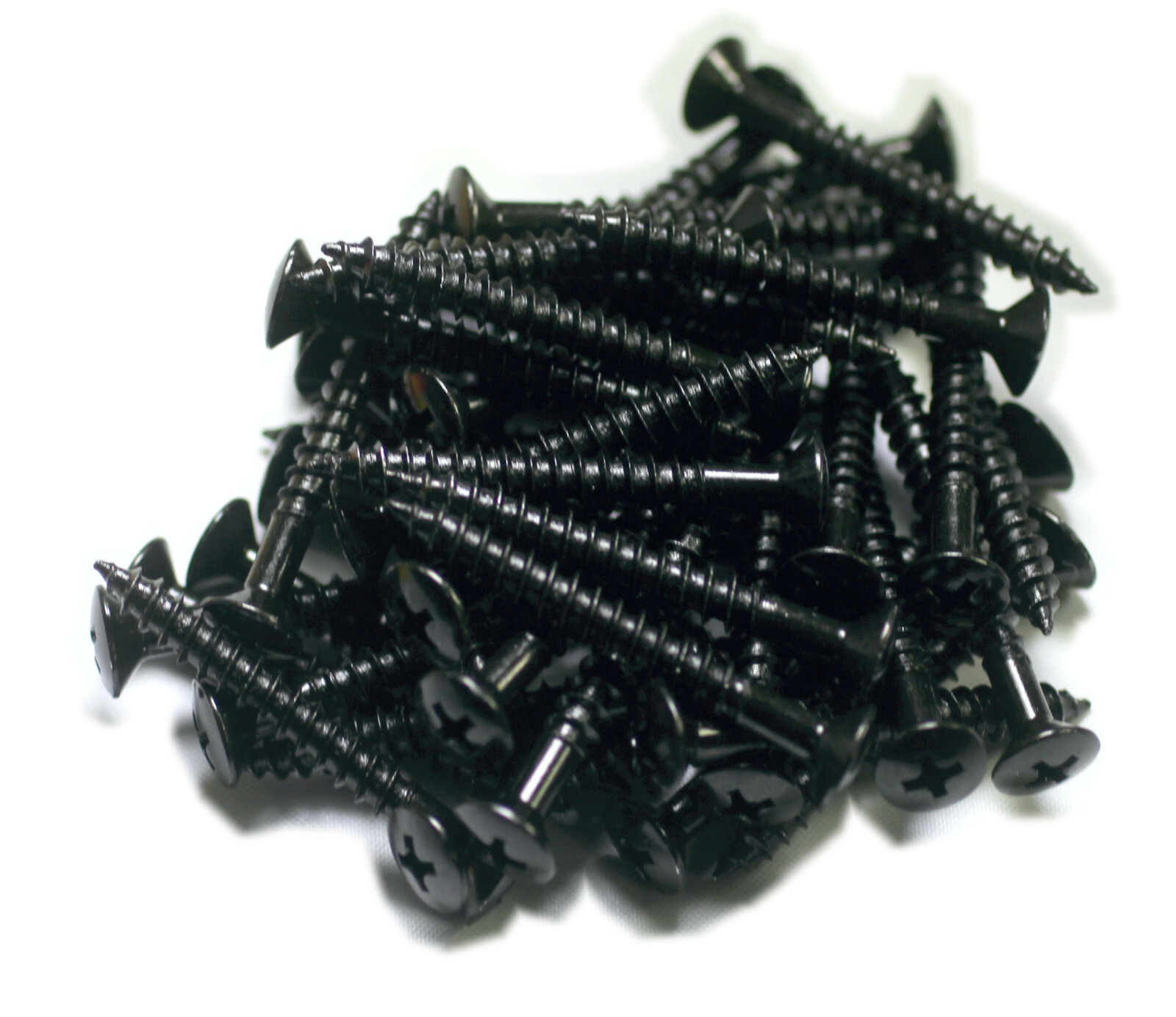 Neck Mounting Screws #8 x 1 3/4 Black 50 pack 081895BK-50P