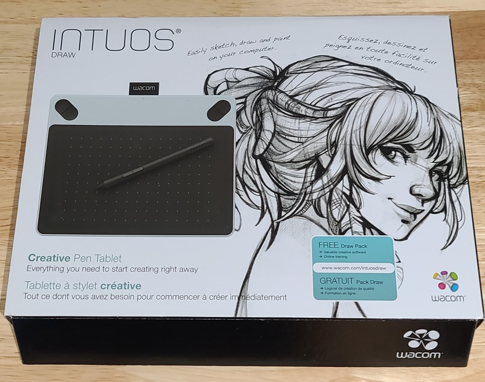 Intuos Wacom Drawing Creative Pen Tablet Pre-Owned Tested & Working 2015
