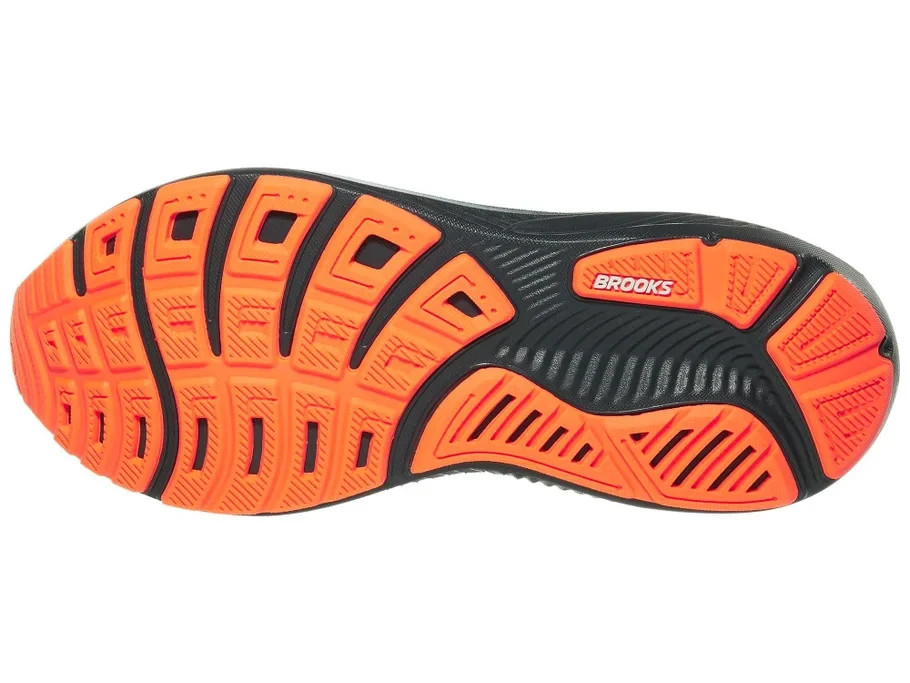 [FLASH SALE] Brooks Ghost 17 Men's Shoes - Oyster Mushroom/Orange/Ebny