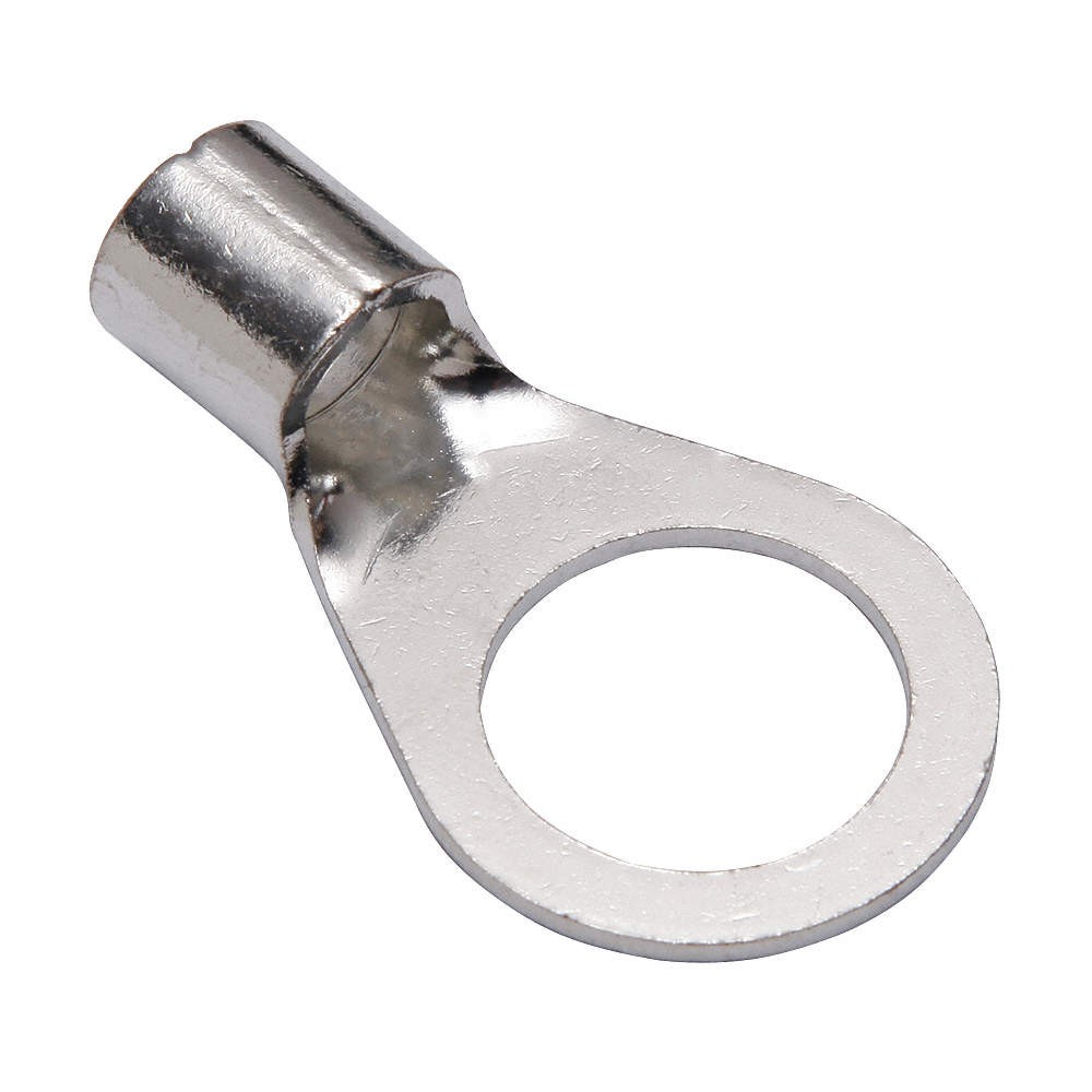 BURNDY YAD2CM20E34 Ring Terminal,Bare,2 AWG,2 AWG,PK5 30XT06
