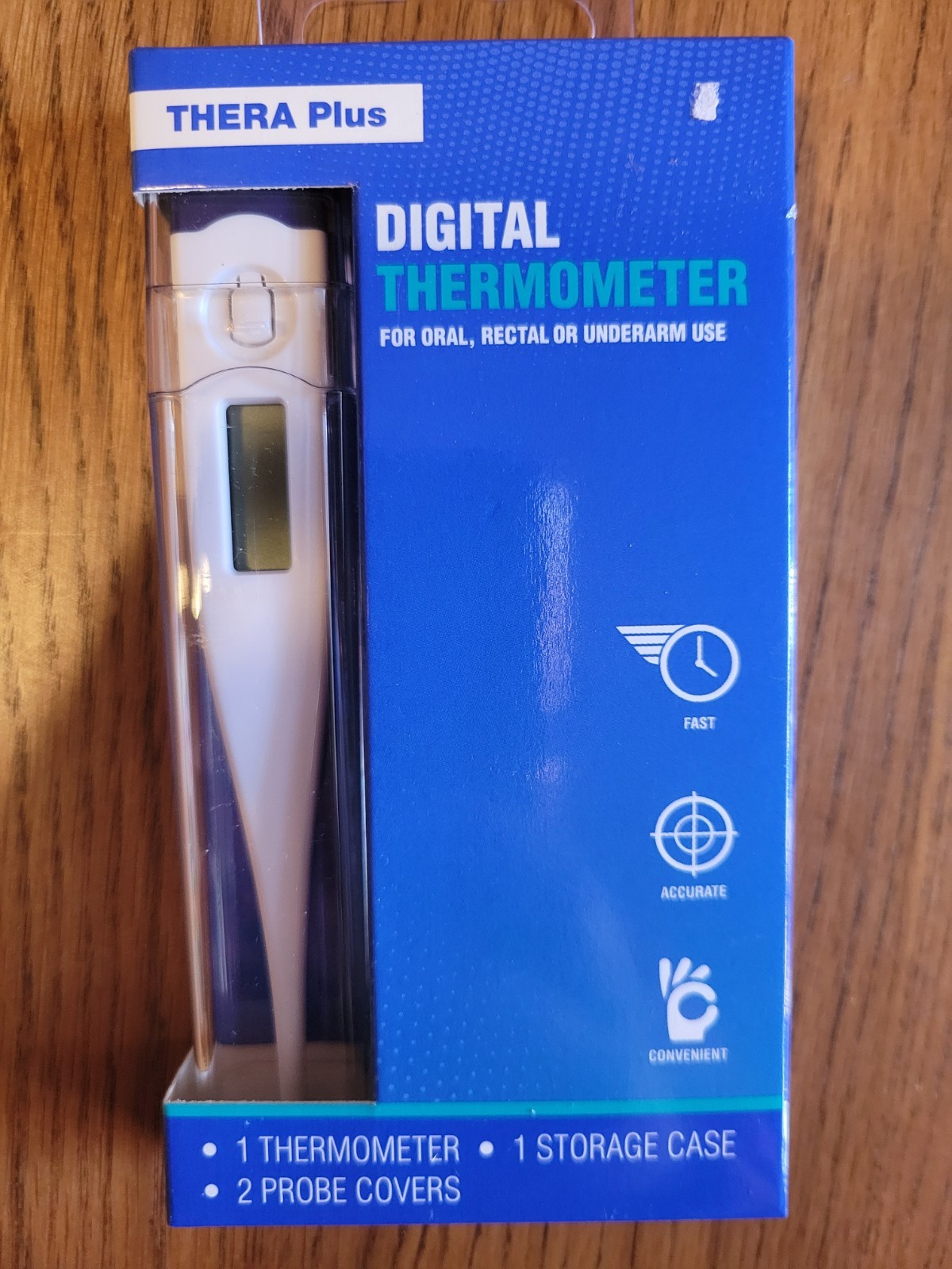 Thera Plus+ DIGITAL THERMOMETER Oral/Rectal/Underarm TEMPERATURE - New