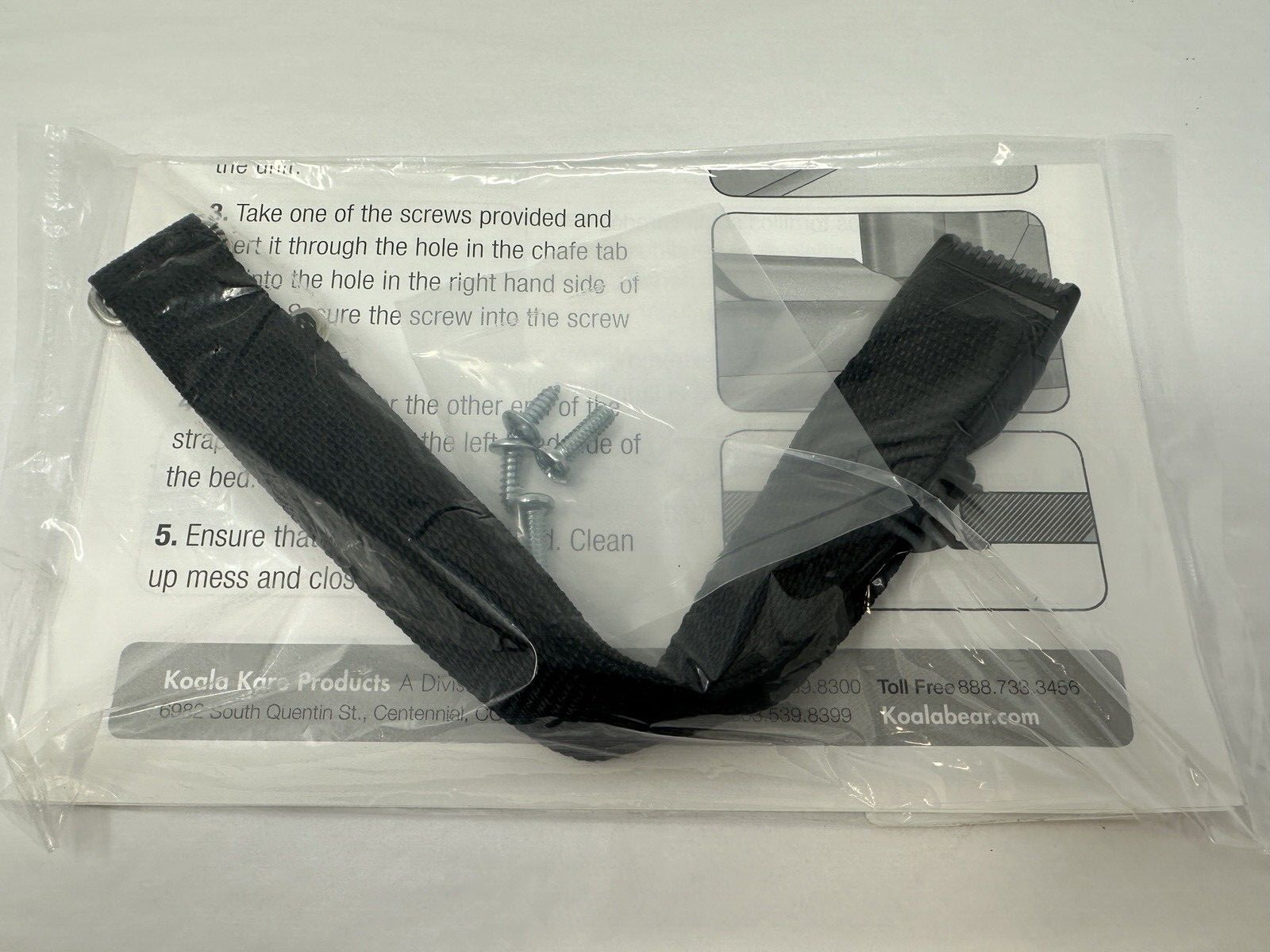 NEW Replacement Koala Kare 889-KIT  Baby Changing Station Strap for KB101