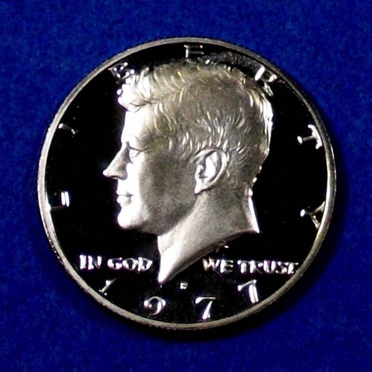 1977 S Clad Proof Kennedy Half Dollar-Gem Proof