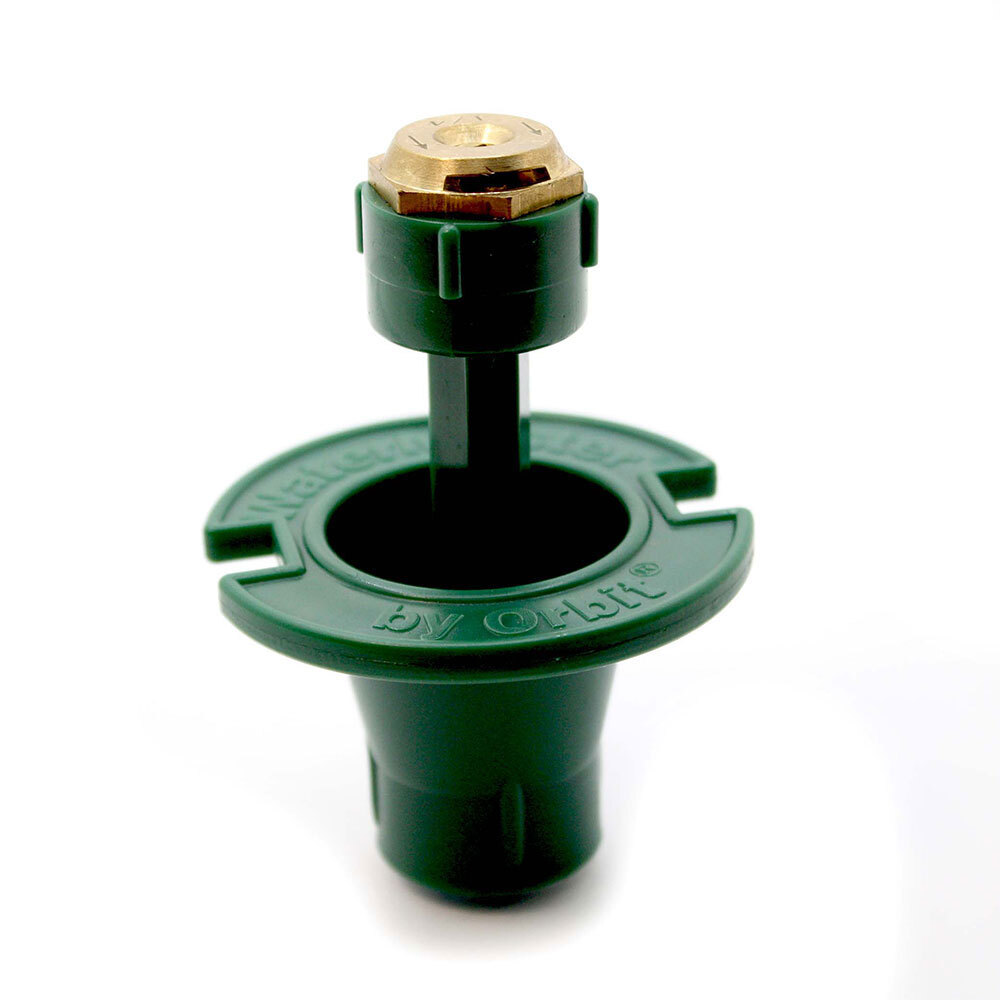 Thrifco 8430062 1/4" Plastic Pop-Up Sprinkler Head w/Brass Nozzle, 54029