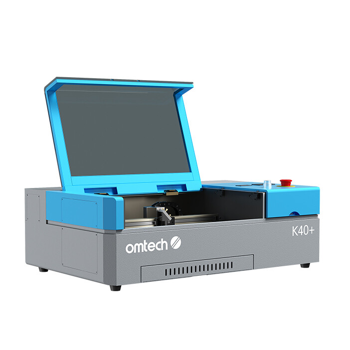 OMTech 45W CO2 Laser Engraver Cutter Engraving Machine Power Upgraded K40+, Used