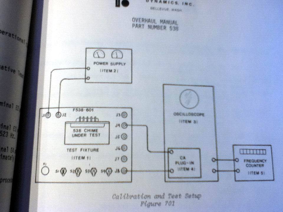 Pacific Electro 538 Electronic Chime Overhaul Parts Manual