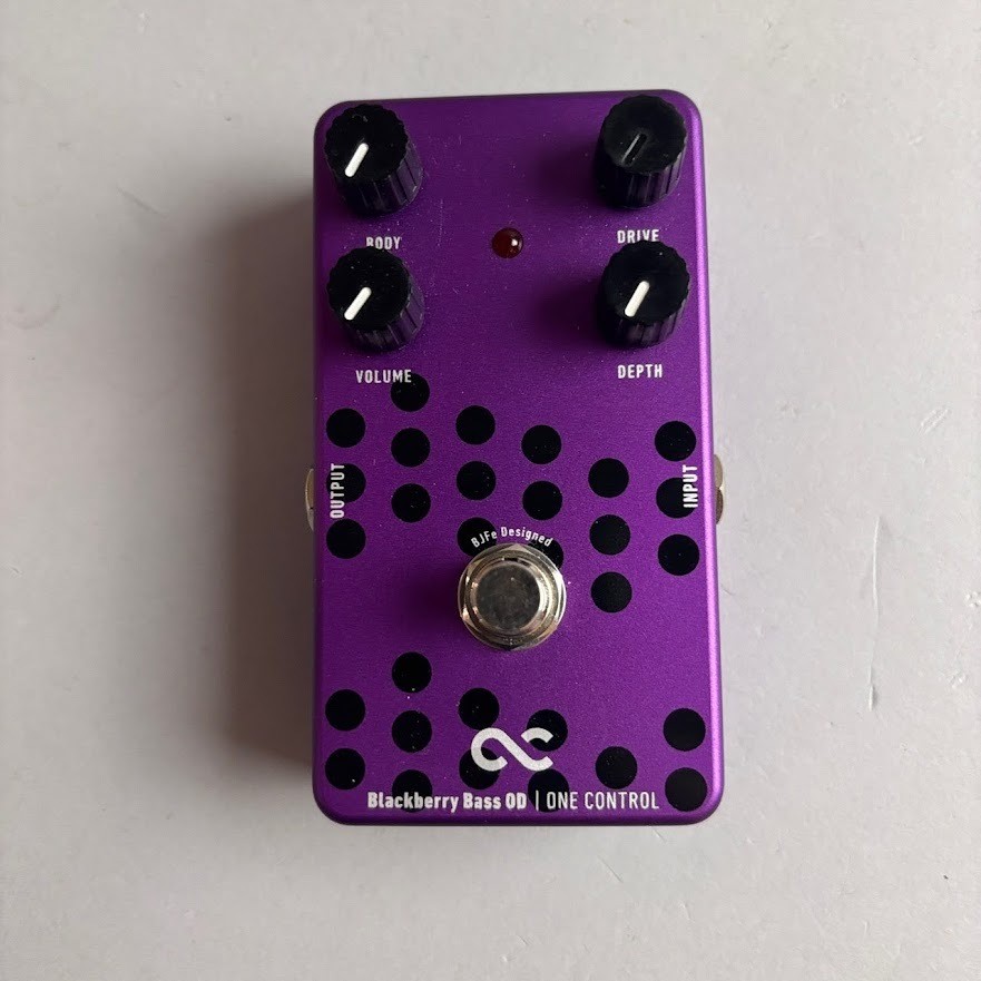ONE CONTROL Blackberry Bass Overdrive Pedal Used Guitar Effects