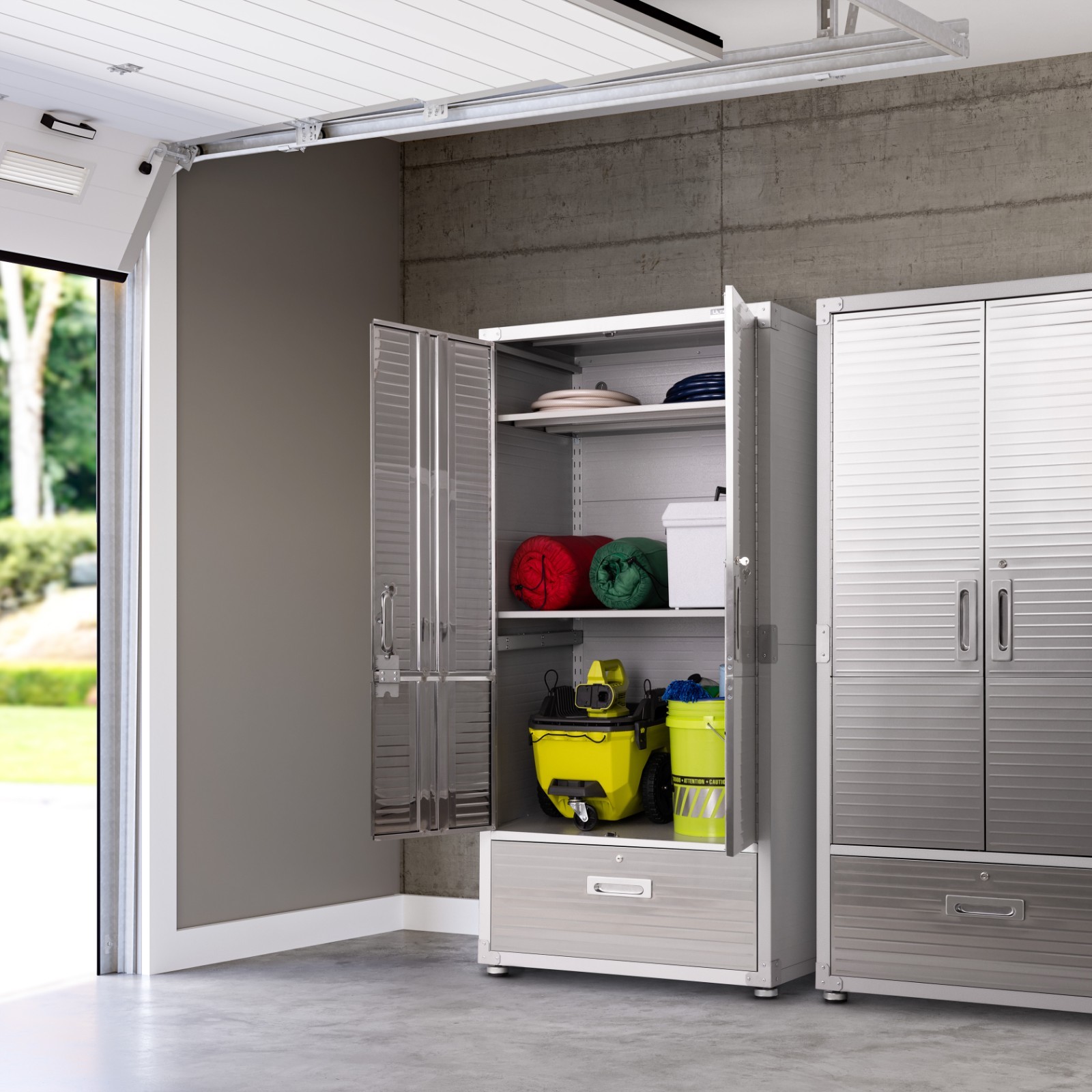 Seville Classics UltraHD® Storage Cabinet with Bottom Drawer