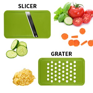 Graters For Kitchen, Cheese Grater with Container, Mandoline Slicer For Kitchen,