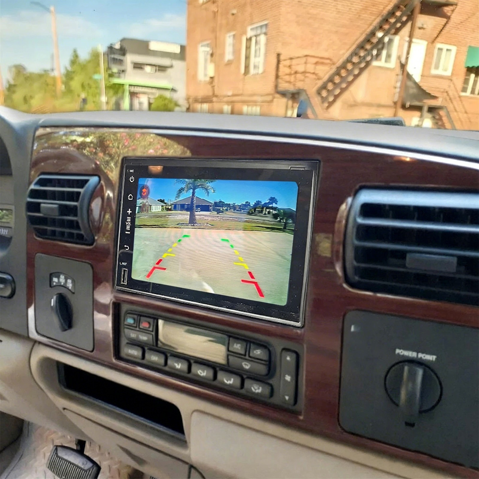 For 2005-2007 Ford F-250 F-350 F-450 F-550 Carplay 7" GPS Stereo Radio FM Player