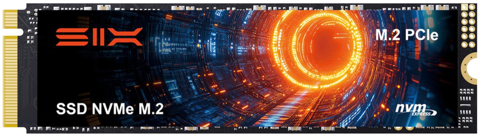 SIX NVME M.2 SSD PCIe 4.0-1TB m.2 2280 ssd, Read UP to 7350MB/s 1TB for Gamin...