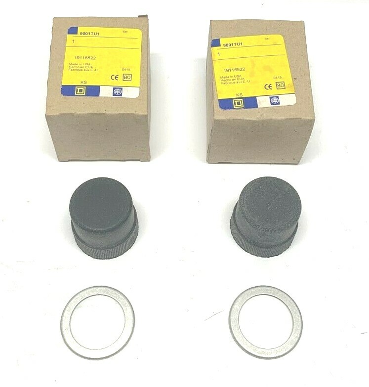 LOT OF 2 NEW SQUARE D 9001TU1 PROTECTIVE CAP