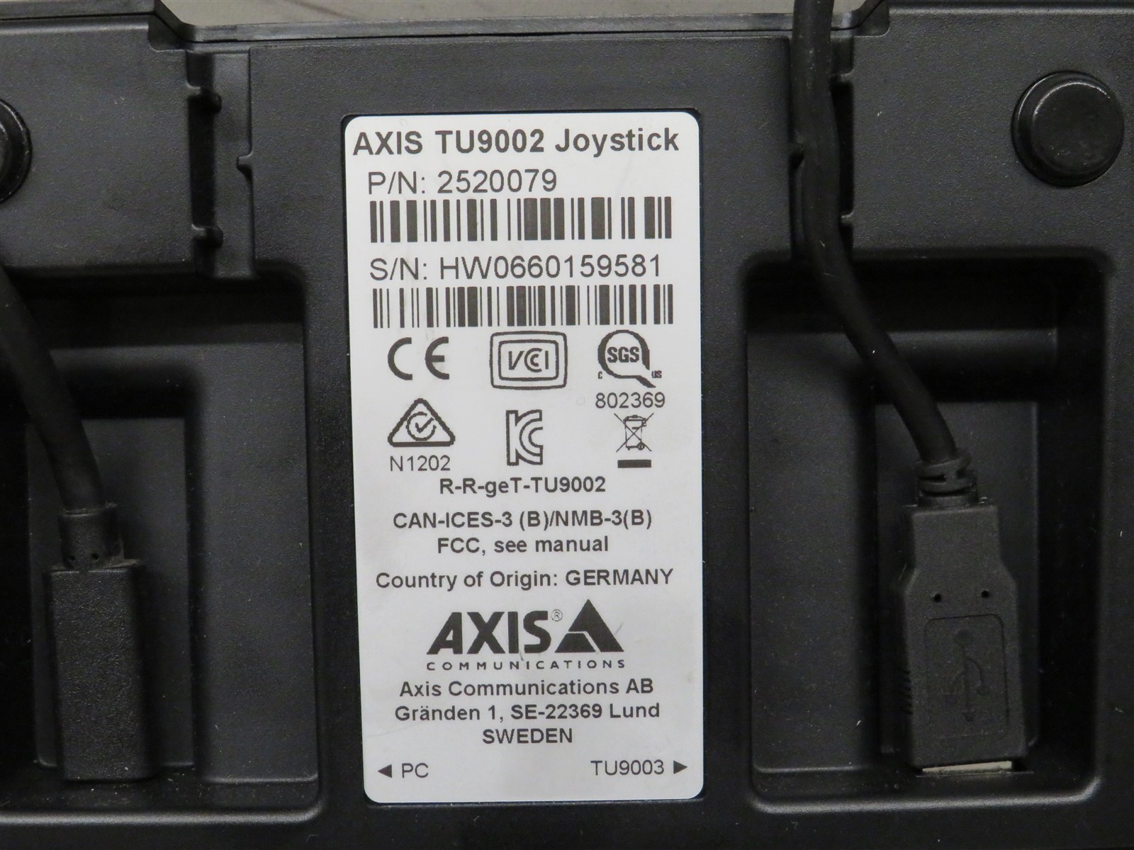 Axis TU9001 Control Board