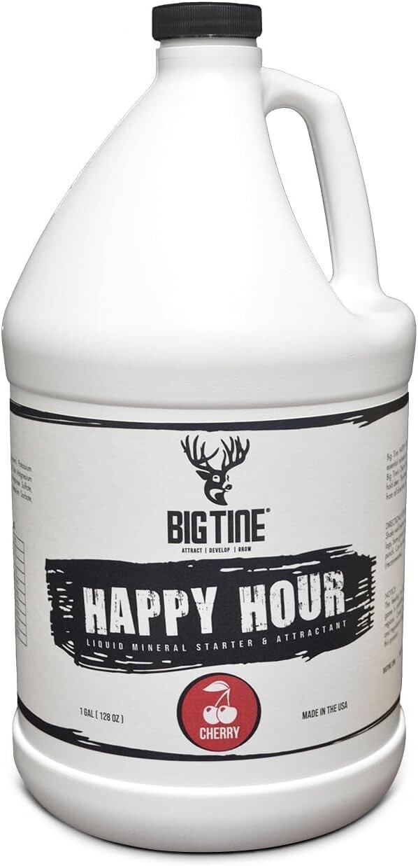 Big Tine Happy Hour Liquid Mineral Attractant Cherry 1 Gallon BT18