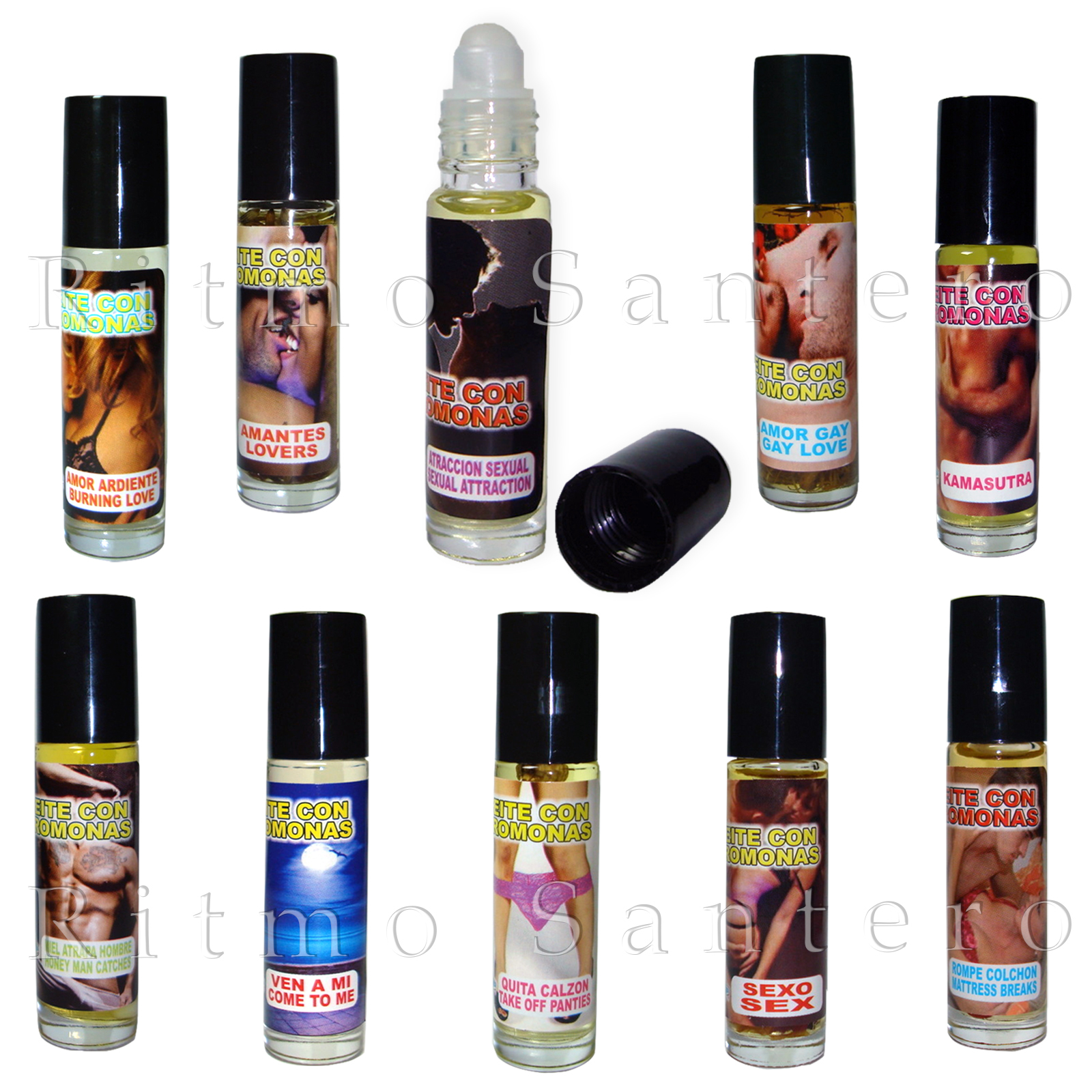 SEX PHEROMONES EXTRACT ROLL-ON OIL PERFUME SEXUAL ATTRACTION 1/3 oz Feromonas