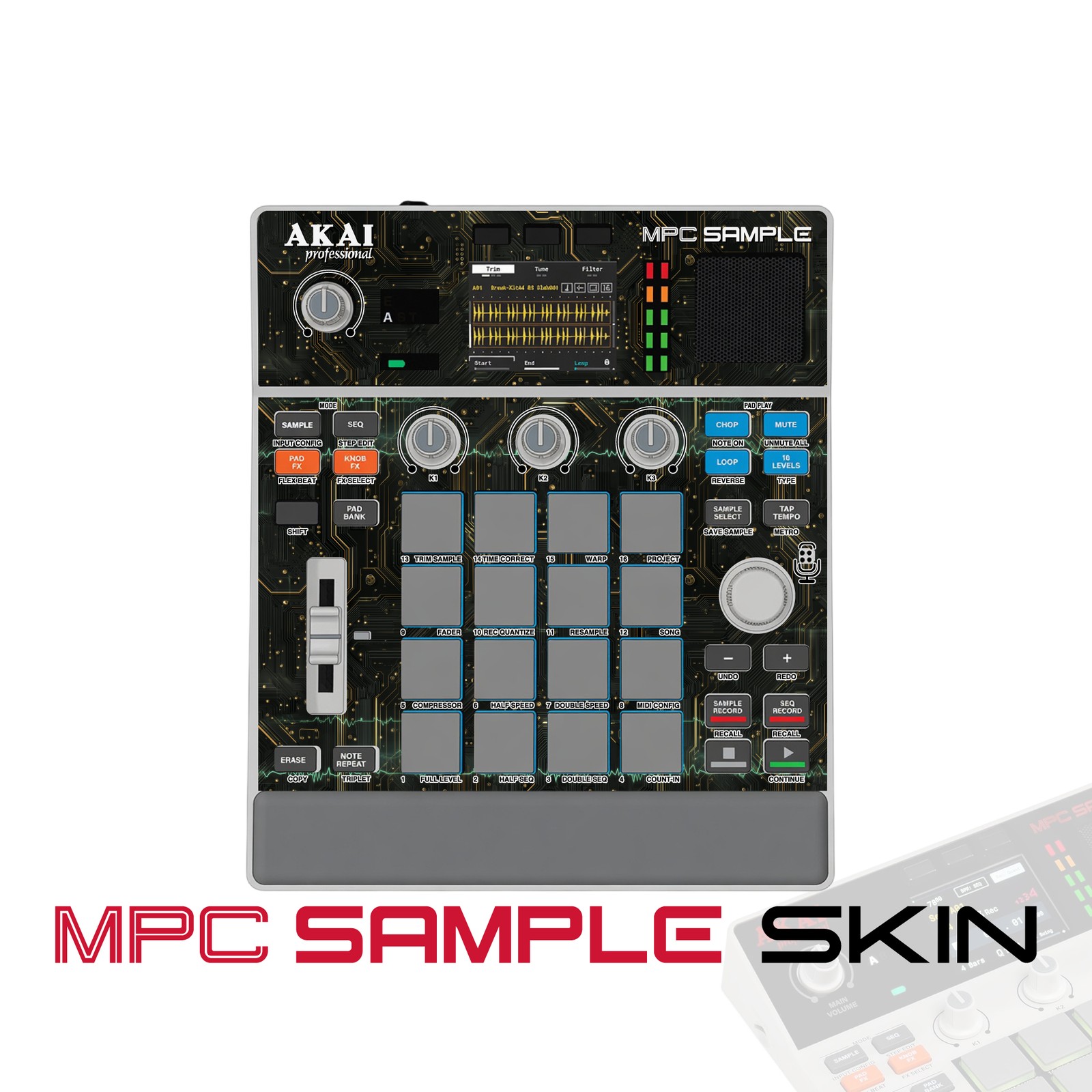 Akai MPC Sample Skin / Emerald Circuit