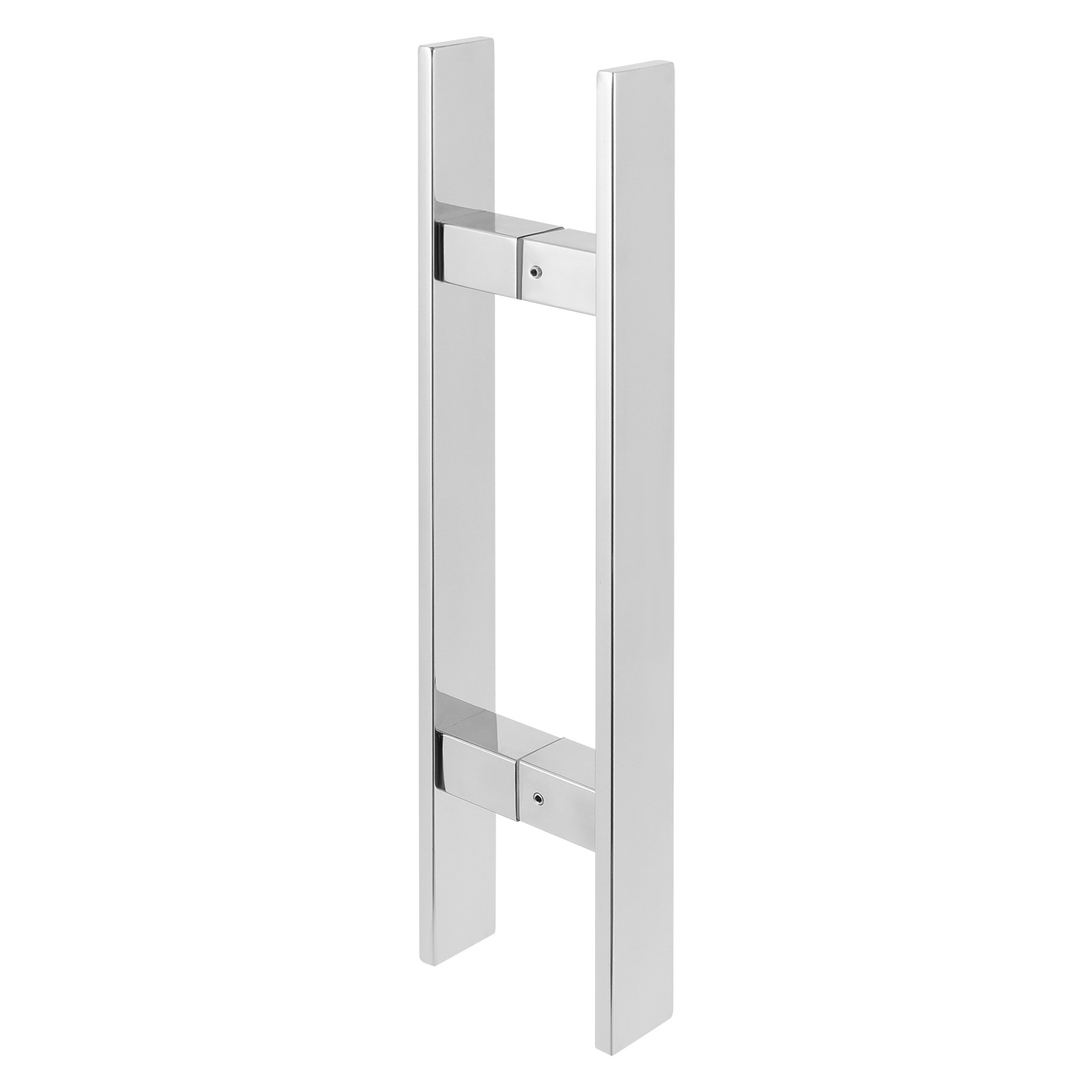 Stainless Steel Double Sided Push Pull Door Handle, H-shaped Door Pull Handle~