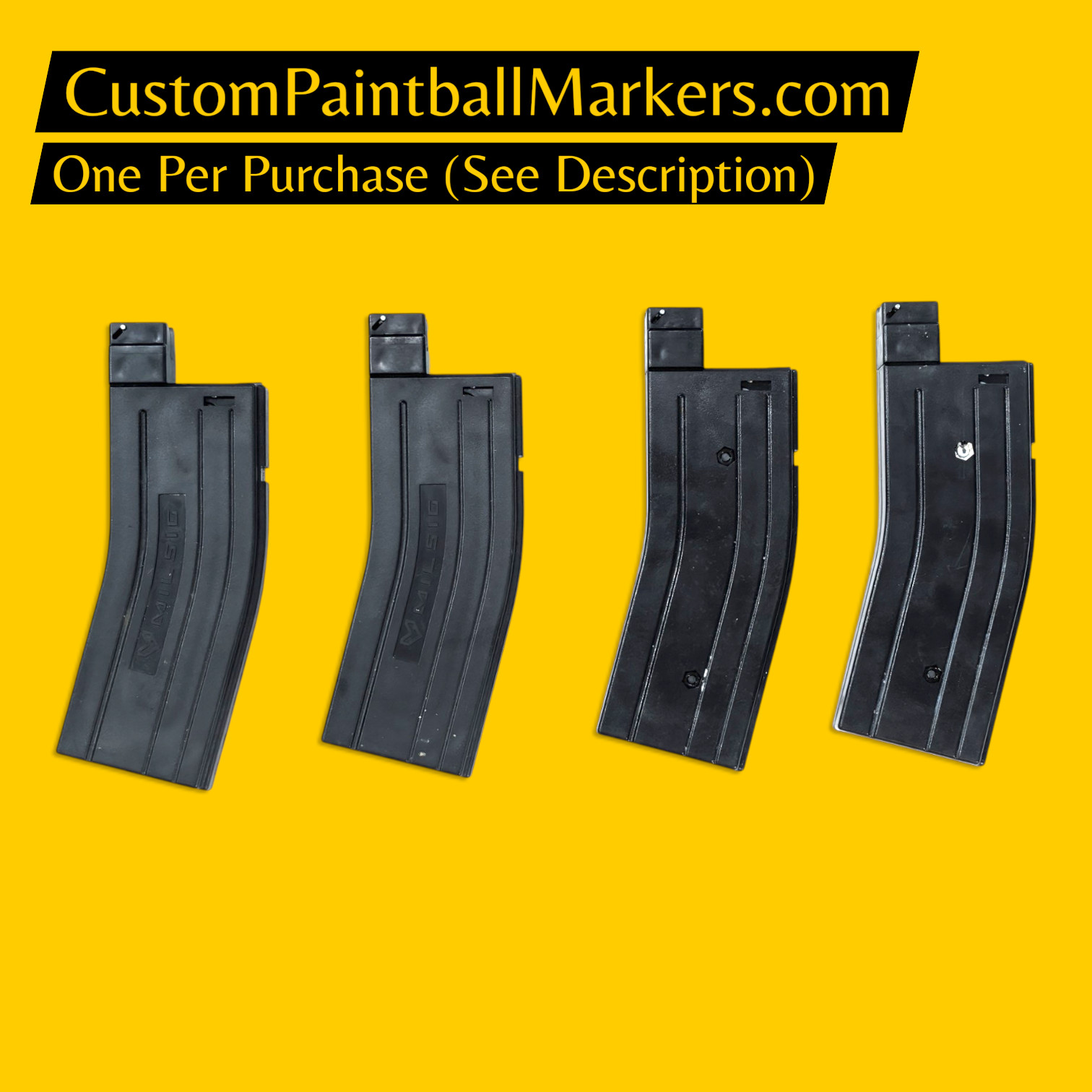 Milsig M17 2O Round Square Head Magfed Paintball Magazine (One Per Purchase)
