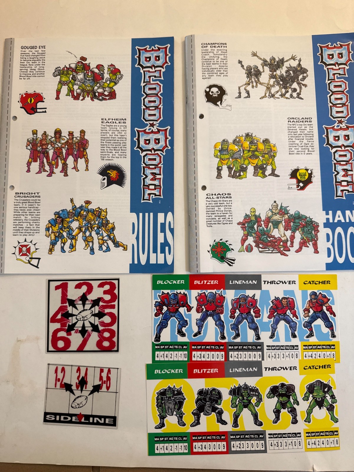 Games Workshop Blood Bowl 1988 Edition Board Game Complete Unused