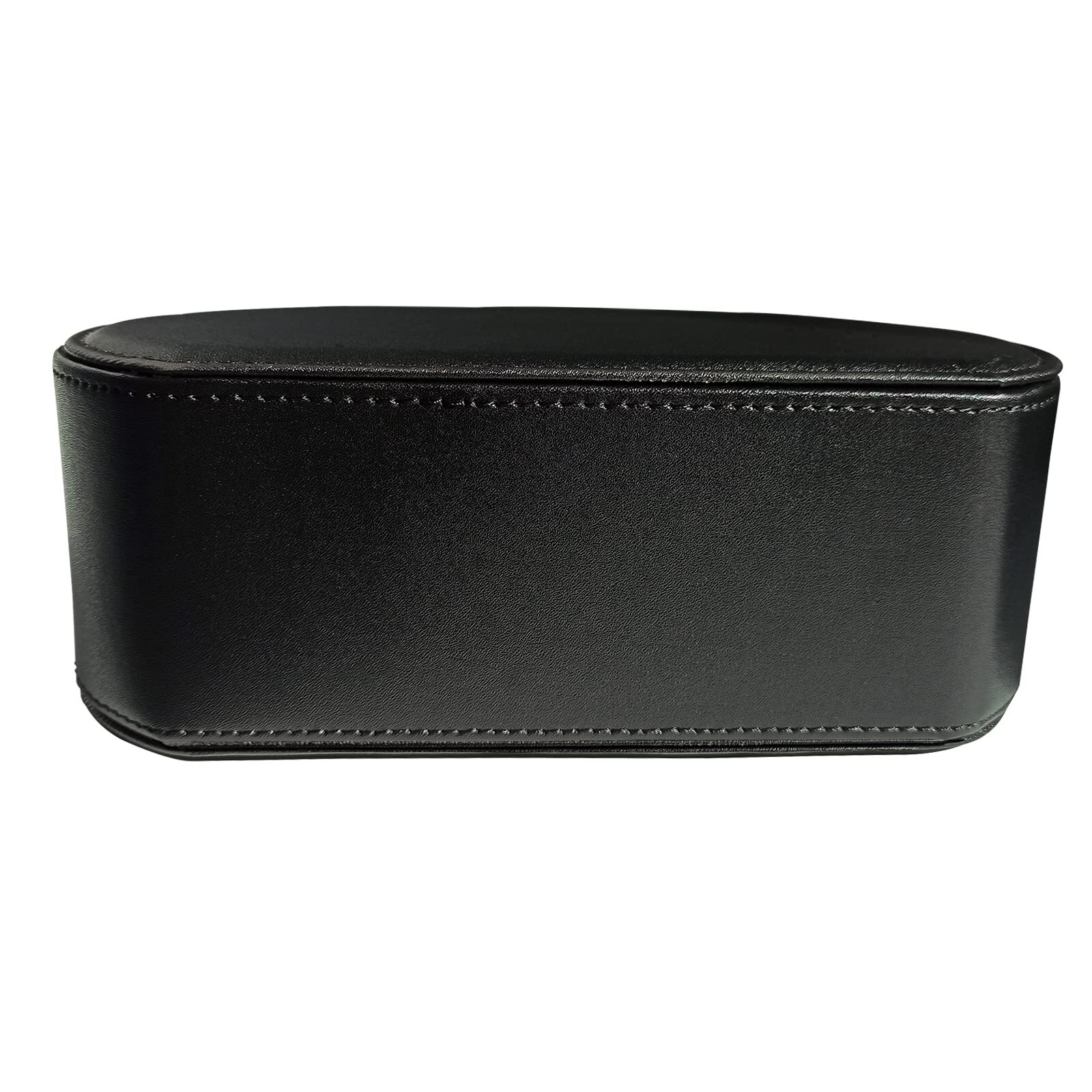 Leather Remote Control Holder With 5 Compartments Tv Remote Caddy Storage Box/tr