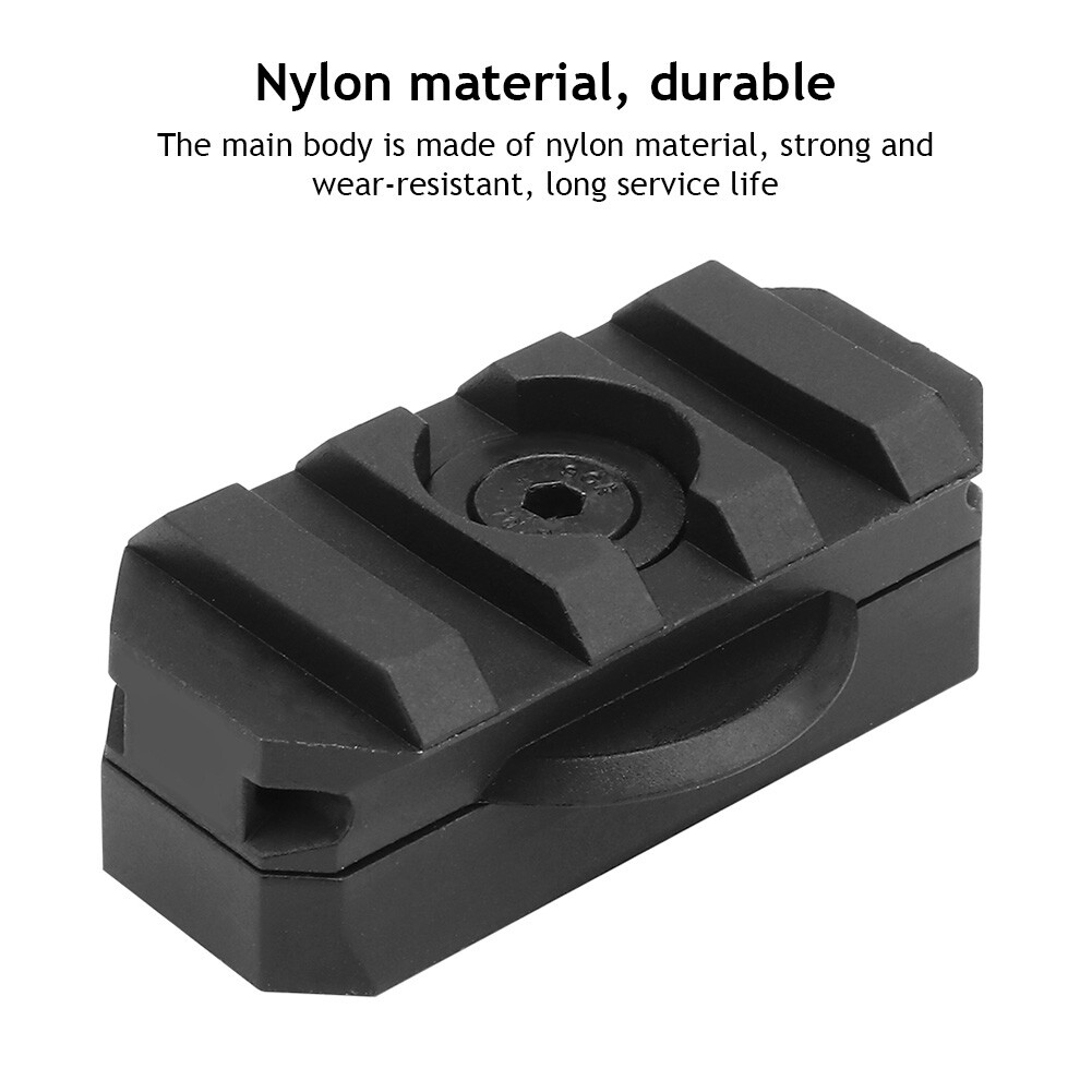 2pcs Tactical Military Helmet Side Rail Mount Adapter 360 Rotation Army Guide