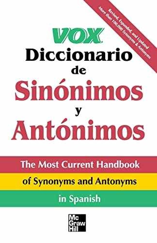 Vox Diccionario De Sinonimos Y Antonimos - Paperback, by Vox - Very Good