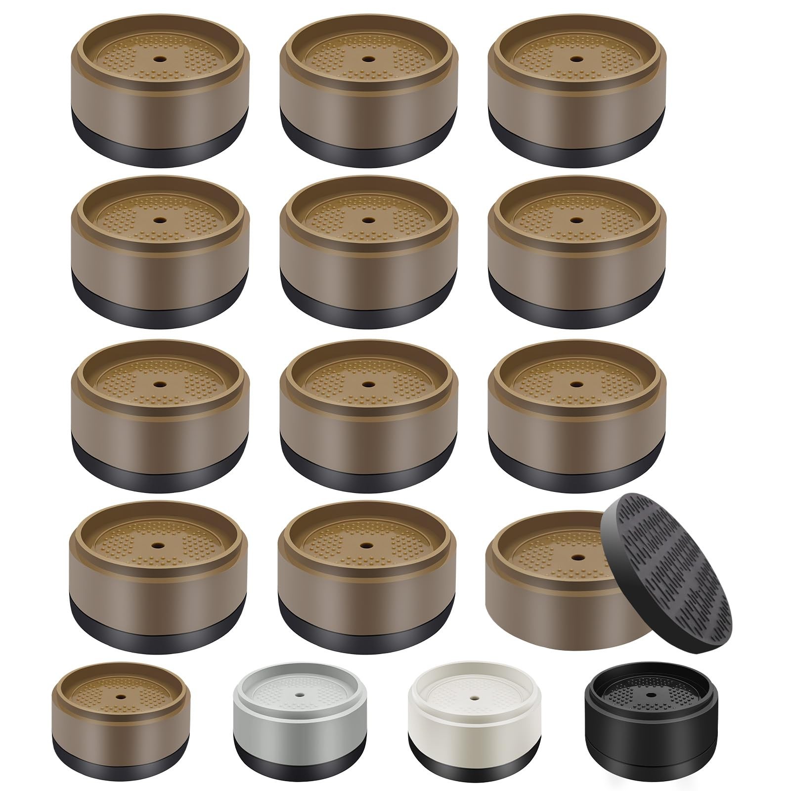 Furniture Risers Bed Risers Heavy Duty 1 inch, 2 inch, 3 inch, 4 inch Round A...