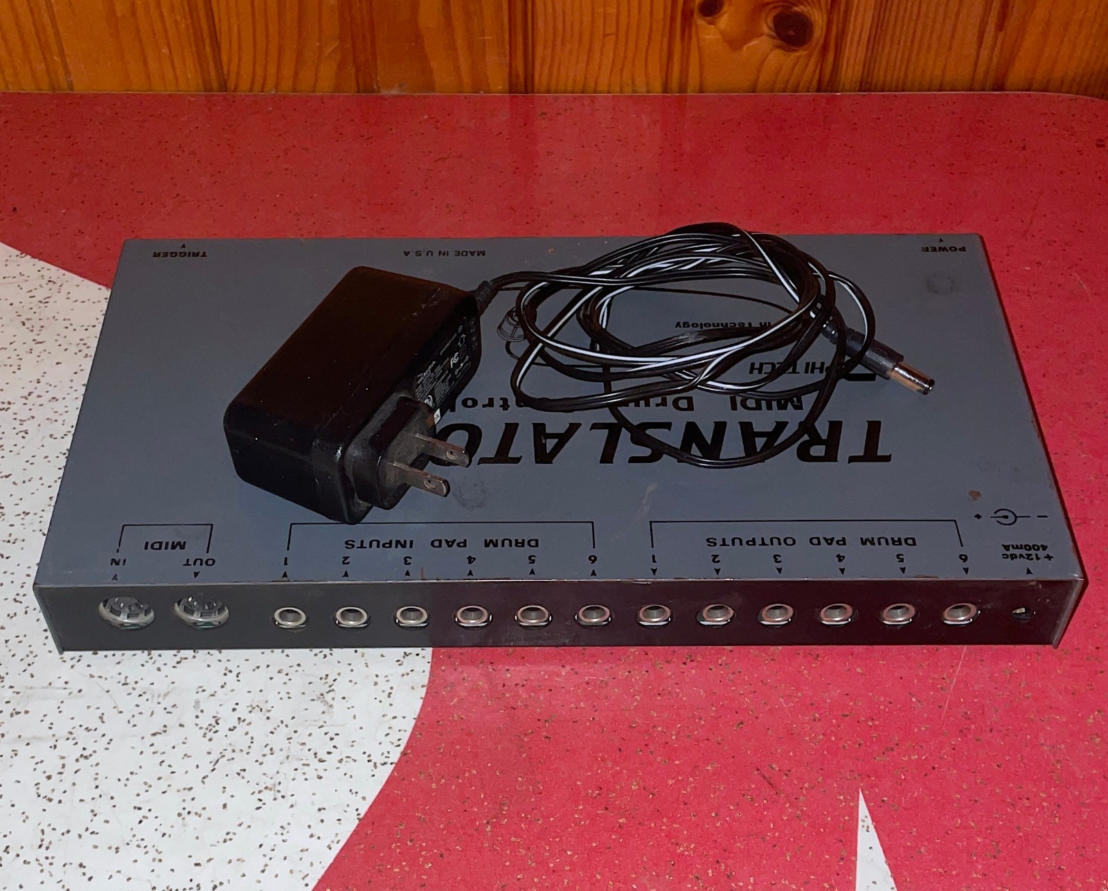 Phi Tech Translator 2 MIDI Drum Controller Trigger Box, like Simmons MTM, 80's